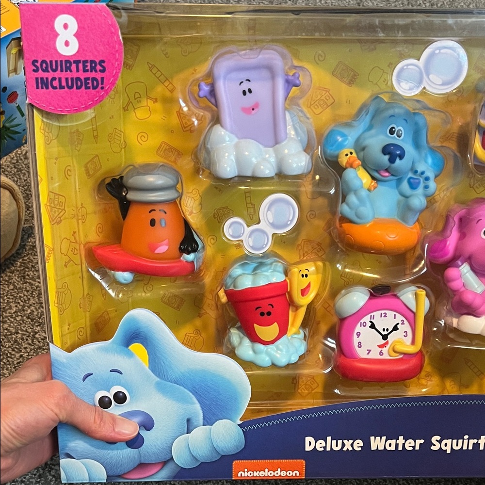 BNWT Nickelodeon Blue’s Clues & You! Deluxe Water Squirter Set w/8 squirters! - Picture 3 of 5